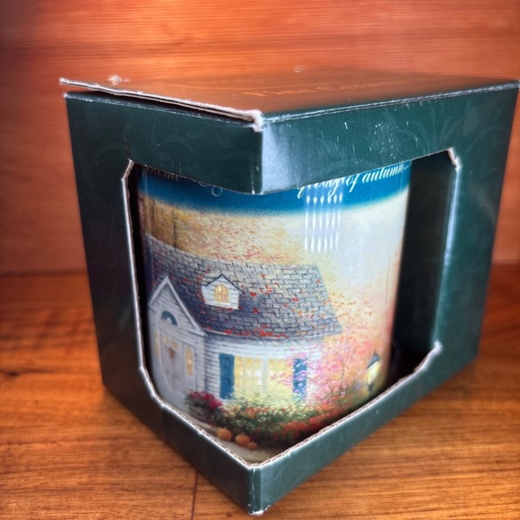 Vintage 1997 Thomas Kinkade Blessings Of Autumn Cermaic Mug Cup - Picture 1 of 7